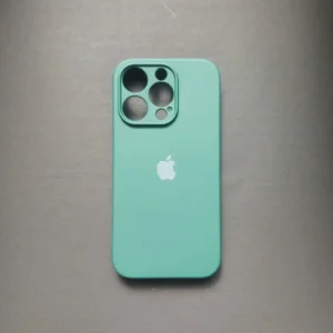 IPHONE 14 PRO SILICONE (GREEN) BACK COVER
