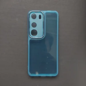 Vivo Y19 Transperent Blue Cover
