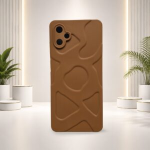 Samsung Galaxy F06 Texctered (Brown) Back Cover