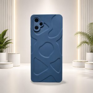 Samsung Galaxy F06 Texctered (Blue) Back Cover