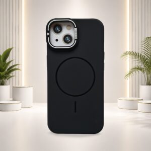 IPHONE 15 Black Magsafe Back Cover