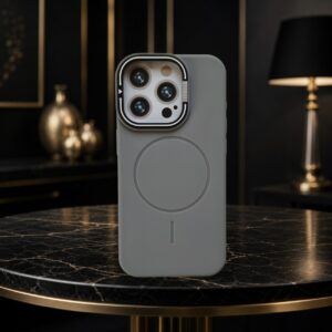 IPhone 15 Pro  Magsafe (Grey) Back Cover
